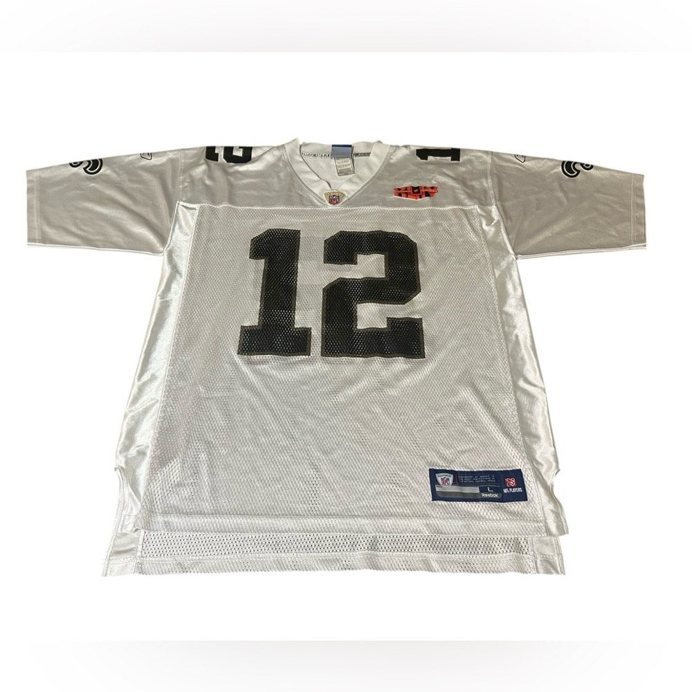 Reebok Men New Orleans Saints Marques Colston Super Bowl Jersey‎ Sz Large